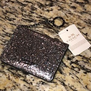 BNWT Coach Key Ring Card Case